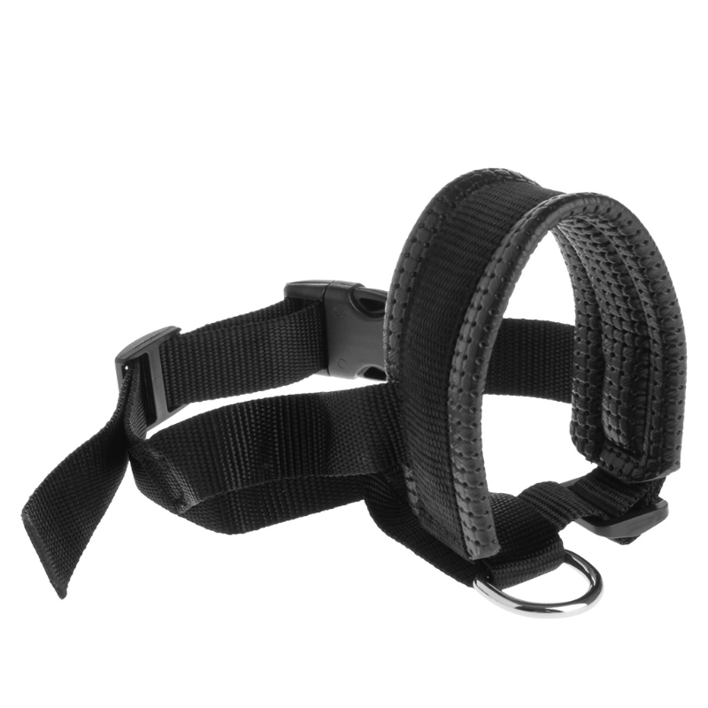 Q0KF Hond Gewatteerde Hoofd Kraag Zachte Halter Leiband Leider Stop Trekken Training Tool