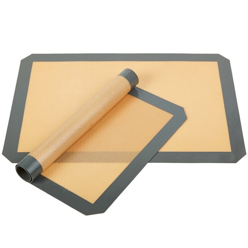 2 stuks antiaanbak siliconen bakmat, bakmat, deegmat, groot formaat voor cake, koekjes, macarons
