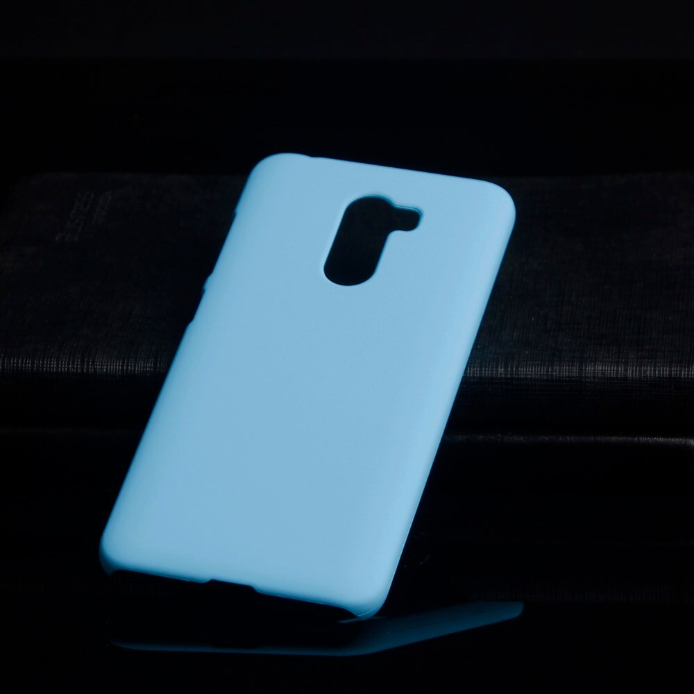 Matte Plastic Coque Cover 5.99For Xiaomi Pocophone F1 Case For Xiaomi Mi Pocophone Poco F1 Phone Back Coque Cover Case: Sky Blue