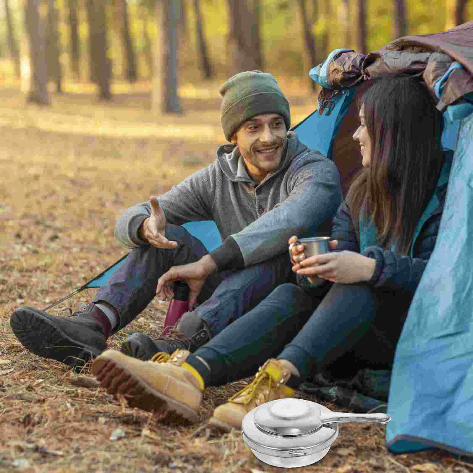 2pcs Alcohol Stove Outdoor Alcohol Burner Metal Camping Alcohol Stove