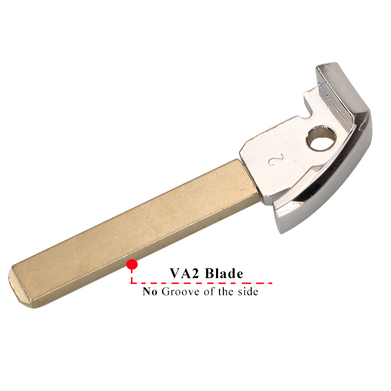 Jingyuqin – Insert de clé de voiture HU83 VA2, lame de rechange vierge pour Peugeot 208 308 508 3008 et citroën C4 DS4 DS5, 10 pièces/lot: VA2