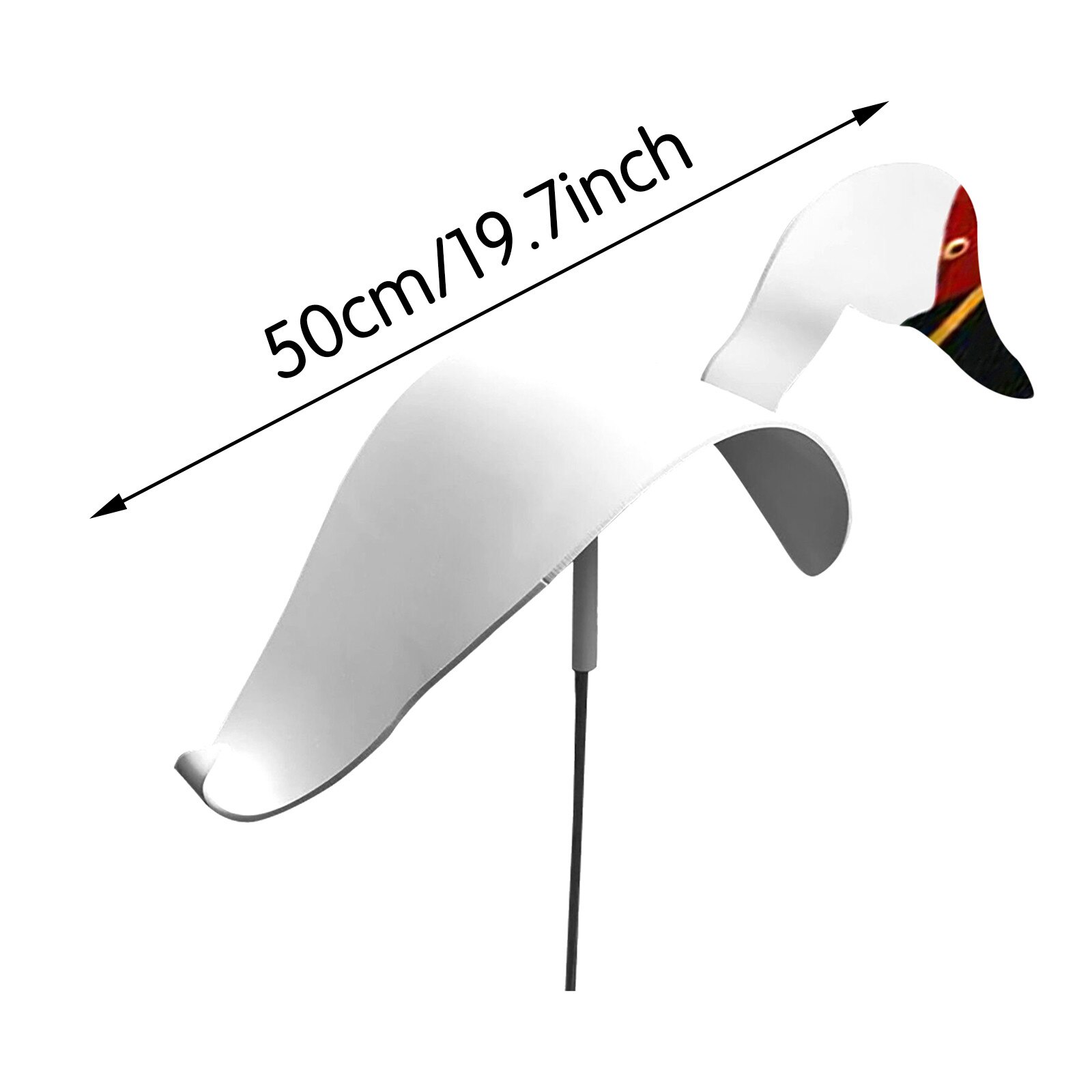 Flamingo White Swirl Bird Garden Decoration Decorative White Duck Spin with The Breeze Home Garden Decor Home Supply