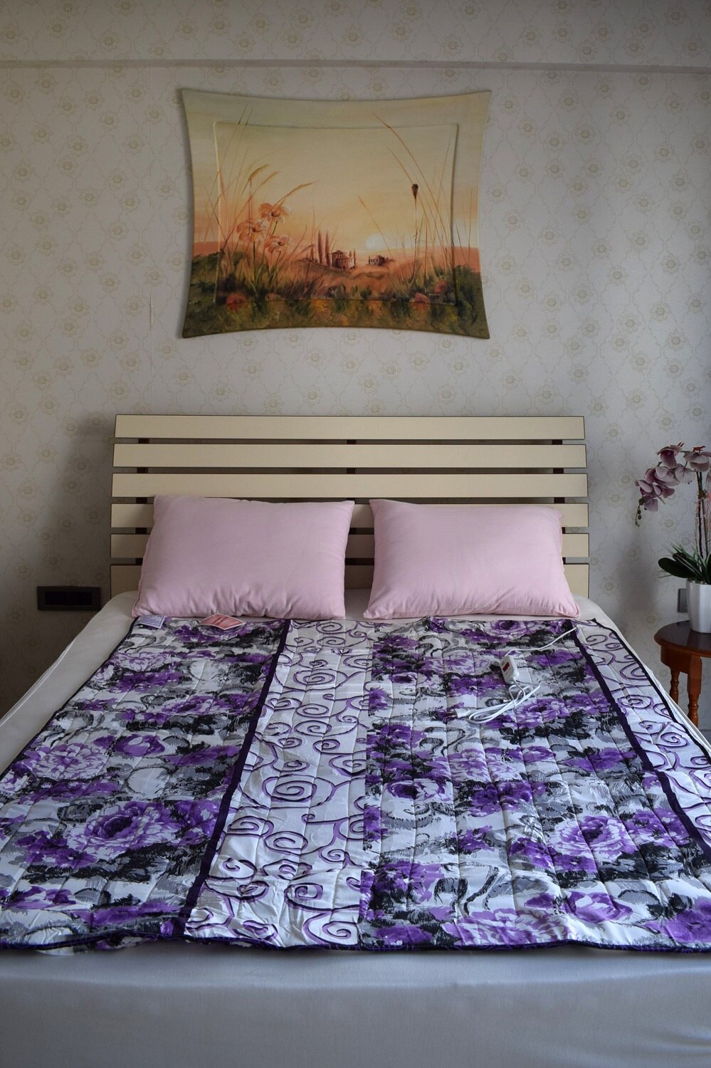 Couverture électrique 3 tailles différentes (tissu en coton