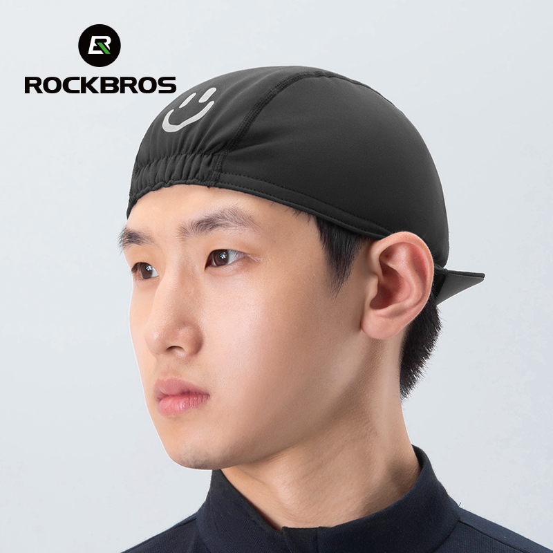 ROCKBROS Winter Radfahren Kappe Wärmer Hütte Winddicht Thermische Kappe Helm Liner Männer Frauen Laufen draussen MTB Rennrad Kopfbedeckung Hütte