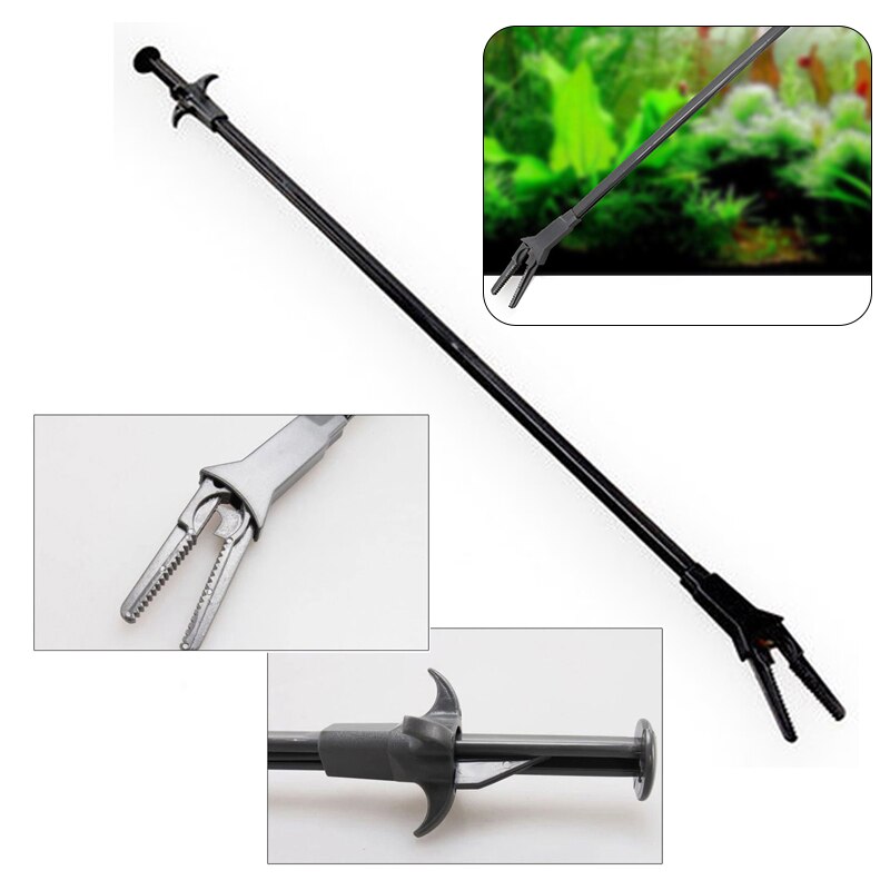 Aquarium Pincet Extra Lange Aquarium Tang 50Cm Aquarium Klem Schoonmaken Tool Water Gras Planten Clip Tang