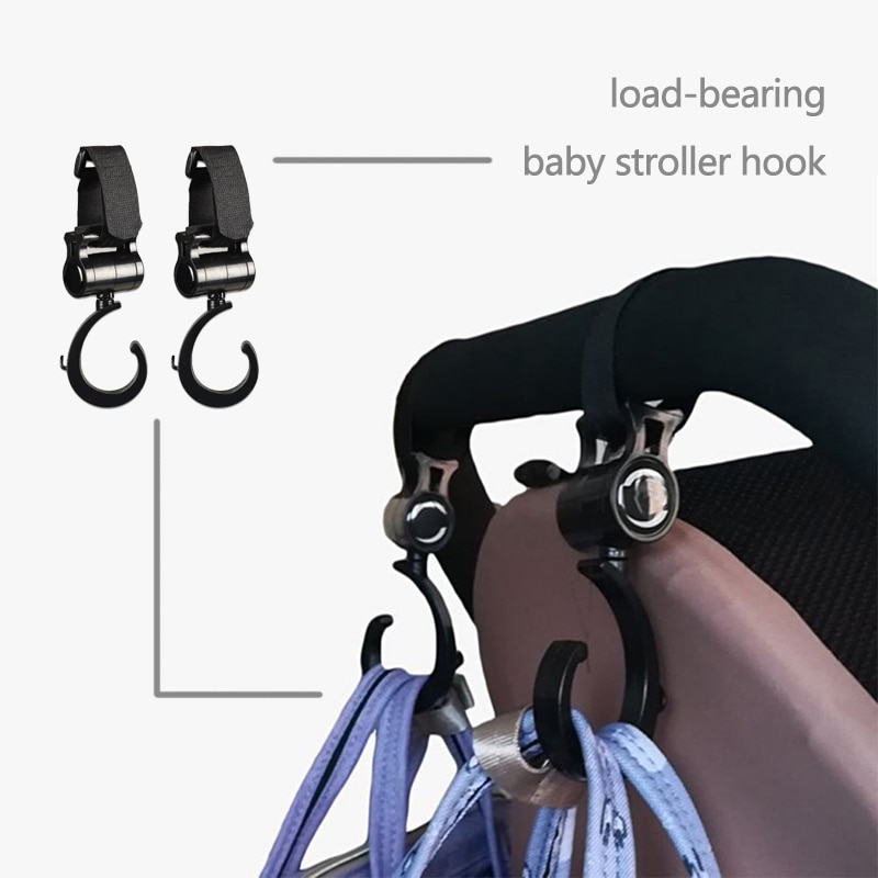 1/2 stücke Neugeborenen Poussette Kinderwagen Clip Halfter Spielzeug Baby Tasche Kinderwagen Haken Kinderwagen Gurt Kinderwagen Zubehör Baby Wagen