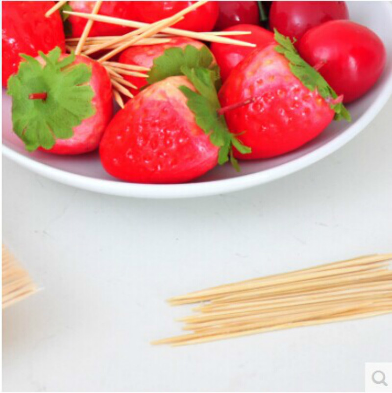 100PCs/ Bag Disposable bamboo toothpicks natural bamboo toothpick care for restaurant hotel home products