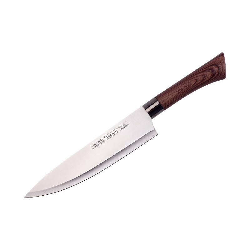 Vegetable Cutting Non-stick Chef's Knife Cutting Meat and Vegetables Multi-purpose Kitchen Stainless Steel Light and Sharp Knife: 1 with suction card