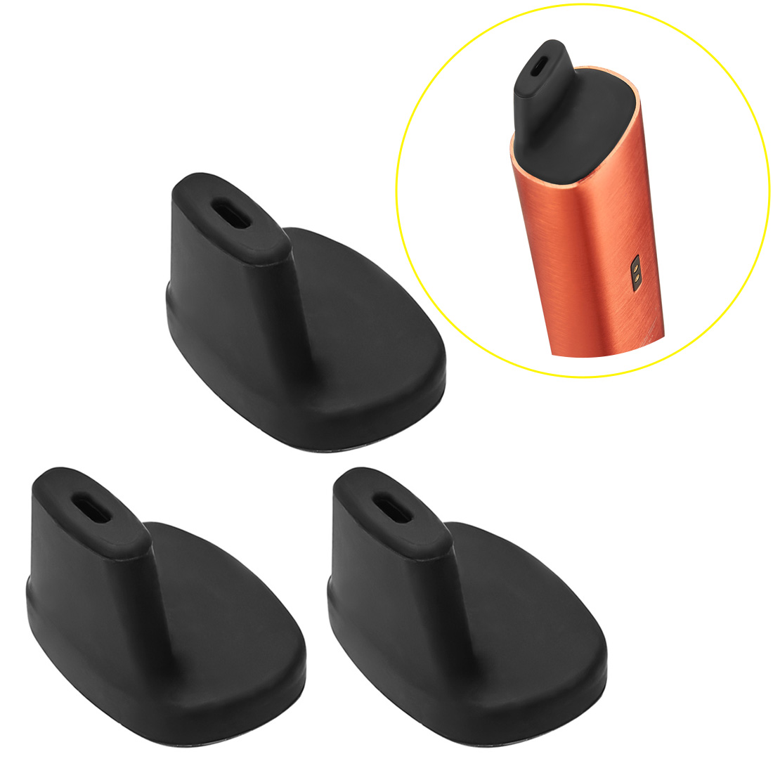 Boquilla elevada para PAX 3 PAX 2, accesorios de repuesto, piezas fáciles de reemplazar y limpiar, boquilla para instrumentos musicales de 3 uds.: Default Title
