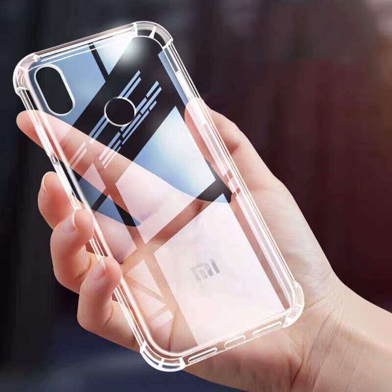 Luxury Silicone Soft Case Para Xiaomi Mi A1 A2 A3 Transparente Clear Case Para Mi 9 9T 8 Se lite Caso À Prova de Choque Para Max 2 6 3 Pro