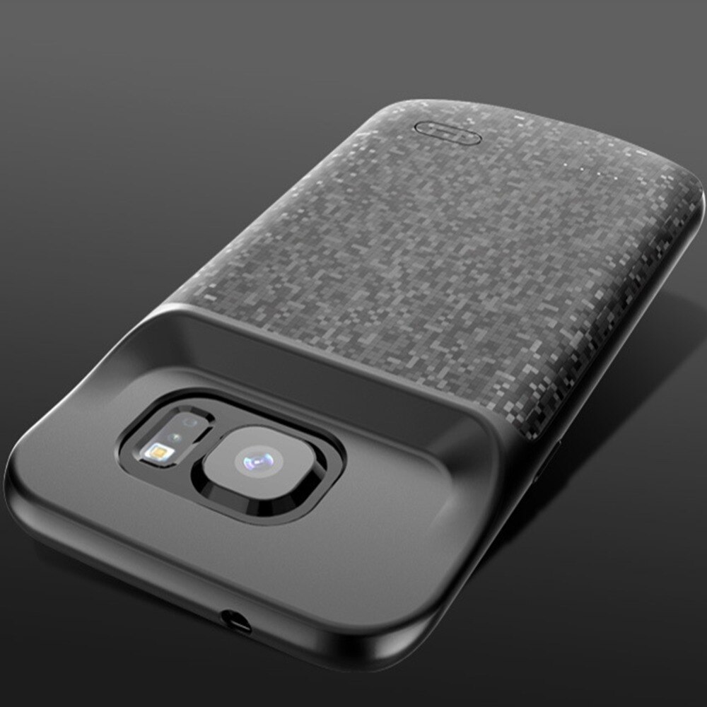 Étui d'alimentation pour batterie Samsung, batterie 5000 mah, étui de batterie Galaxy S7 bord,
