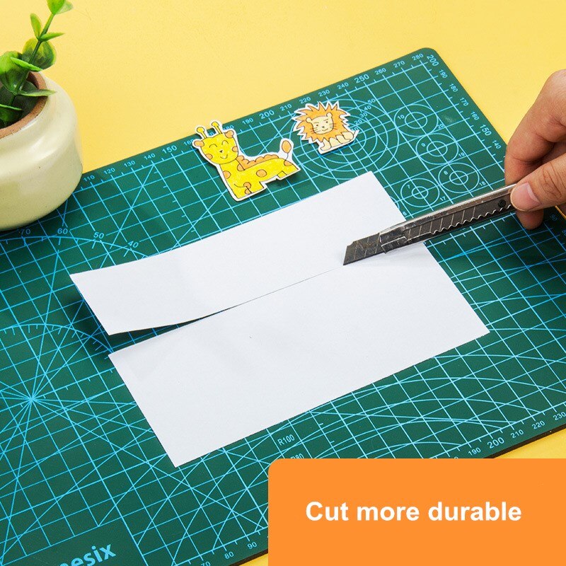 Large paper cutting pad A3/A4 children's cutting pad with scale compound PVC non-marking cutting pad mouse pad