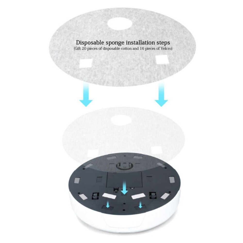 Household Mute Automatic Smart Clean Robot Vacuum Cleaner Floor Sweeping Efficient Portable Dust Remover The bottom is a