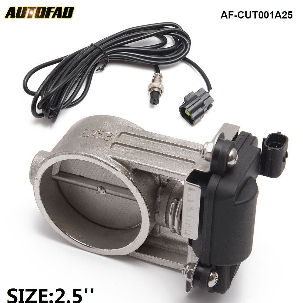 2 "/2,25"/2,5 "/2,75"/3 "Abgas Ventil Klappe Kontrolle Elektrische Auspuff schneiden aus Ventil Für Auspuff Catback Fallrohr AF-schneiden001A25: size 2.5 zoll