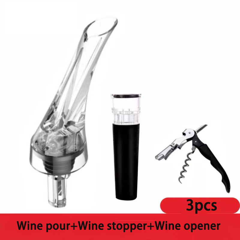 Professionele Wijnkaraf Schenker Met Filter en Basis Snelle Ontnuchterende Wijn Whisky Beluchter Dispenser Voor Kerstmis: violet