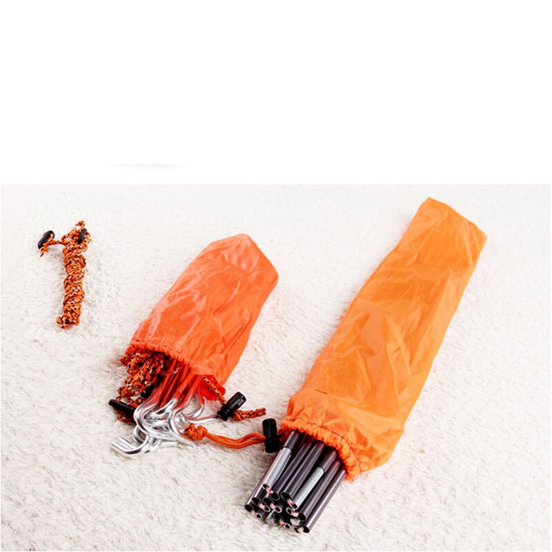 Fonoun Camping Tent Regendicht Winddicht Dubbele Lagen 1-2 Mensen Fluorescentie Materiaal FNT63