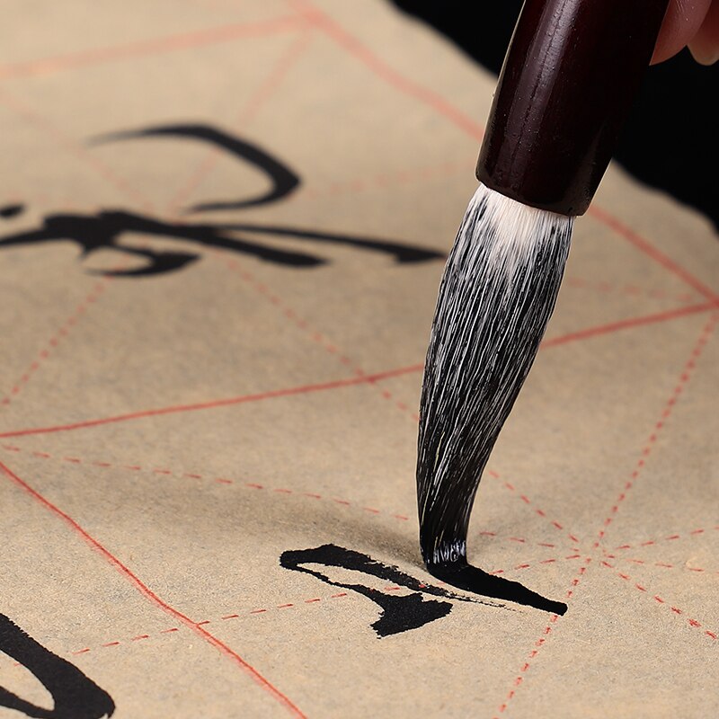 Kalligrafi kinesisk traditionel kalligrafibørste pen sæt landskab maleri børste væsel hår pen skrivebørste håndværk forsyninger