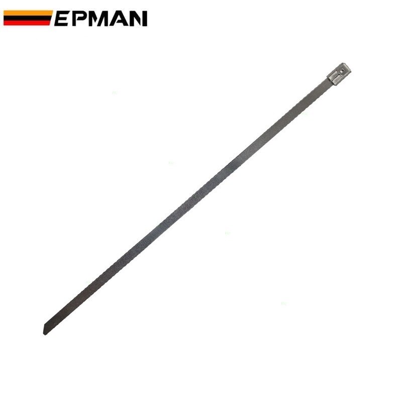 Bridas de acero inoxidable para tubo de escape de BMW, bridas Extra largas y anchas para cables de acero inoxidable para BMW E60 E61 5 SERIES EP-ZS100, 100 unidades