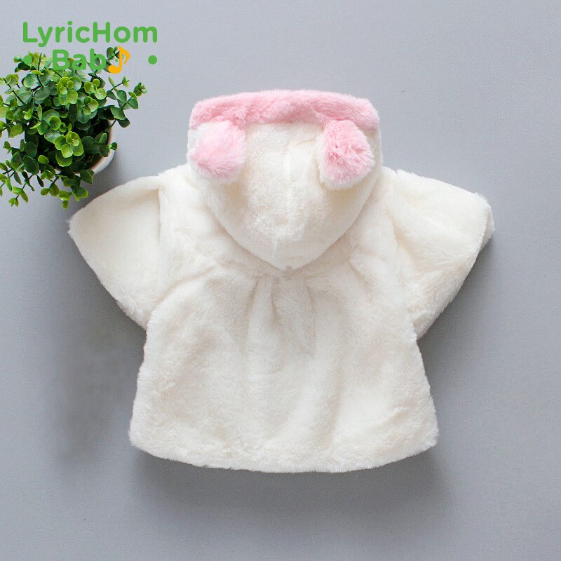 LyricHom Baby Winter Baby Girls Clothes Cute Coat Jacket Warm Snowsuit Baby Hooded Jacket Children's Outerwear for Year