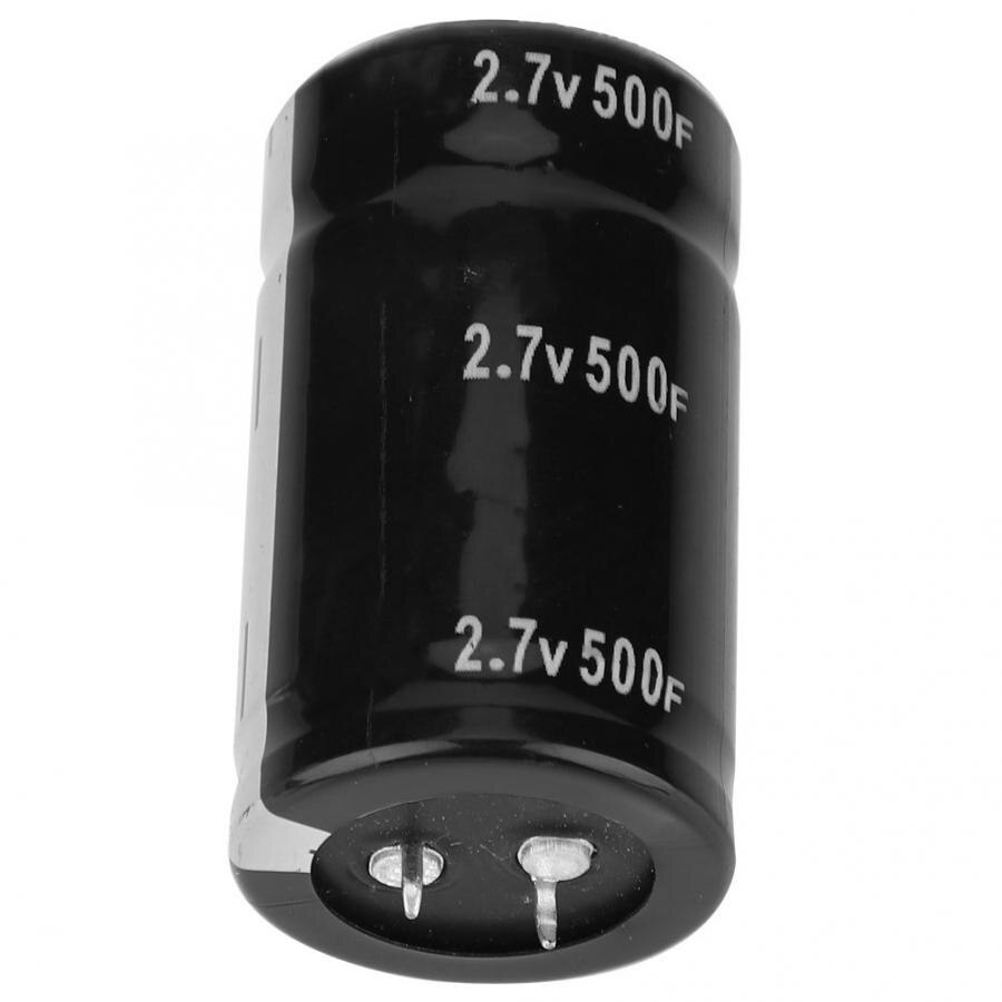 Super condensador de faradio 2,7 V 500F 10 Milliohm, Capacitor automotriz ESR para automóvil, 35x60MM, 6 uds.