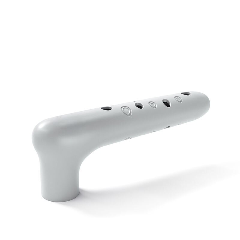 Thickened Door Handle Protector Bedroom Bump Proof Bathroom Punch-Free Silicone Collision Pad Suction Door Stopper: Style B grey / 3 pcs