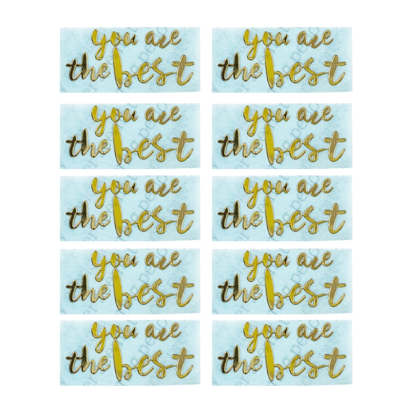 10 bögen mit englischen buchstaben, segensworten, metallaufklebern, epoxidharzformfüllung: 195