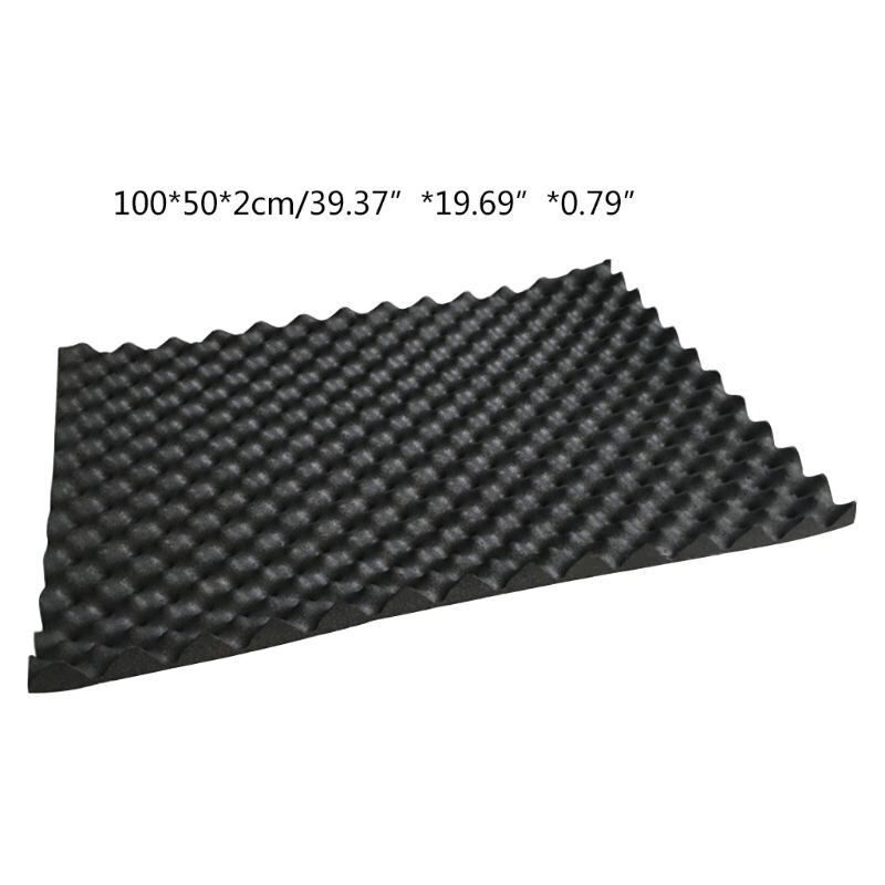 100 x 50cm billyddæmperemåtte støjisolering akustisk dæmpende skummåtte: Default Title