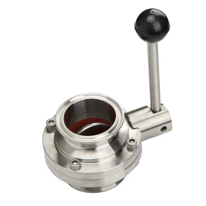 3" 76 mm SS304 Stainless Steel Sanitary 3" Tri Clamp Butterfly Valve Homebrew Beer Dairy Product