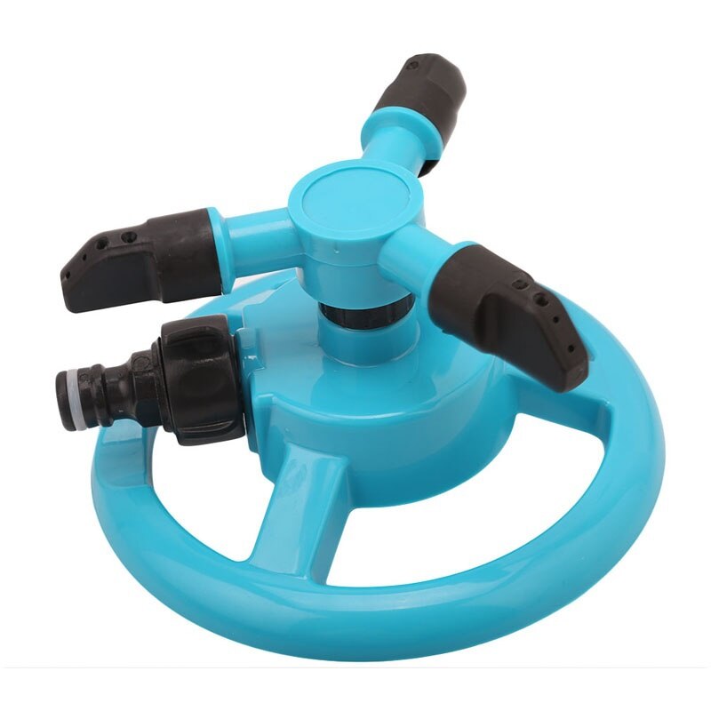 360 ° Tuin Sprinklers Automatisch Sproeisysteem Gras Gazon Roterende Water Sprinkler Nozzles Tuin Irrigatie Gereedschap: EU blue