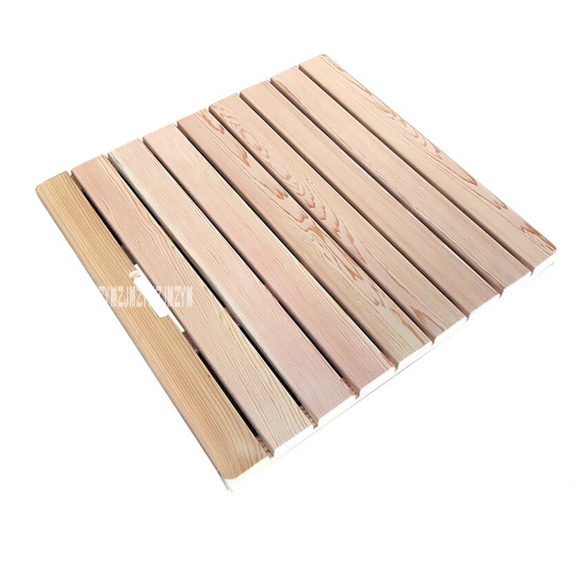 Alfombra de madera para baño, tapete para ducha resistente al moho antideslizante, 001: flat 70X80cm