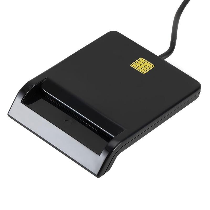 Intelligent Card Reader Portable USB 2.0 Smart Card Reader DNIE ATM CAC IC ID Bank Card SIM Card Cloner Connector for Windows