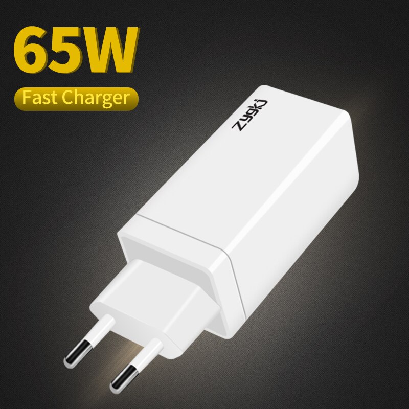 ZYG Xiaomi 65W Fast Charger Type-C Interface PD3.0 QC4.0 Portable Mobile Phone Quick Charger, iPhone 12 Por Laptop Fast Charging