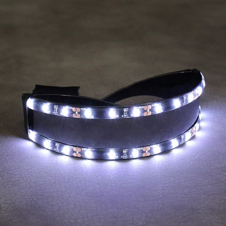 Gafas LED luminosas para en Club nocturno, lentes luminosos para mujer, barra masculina, accesorios para Club de puesta en escena, gafas Flash para cantante bailarina