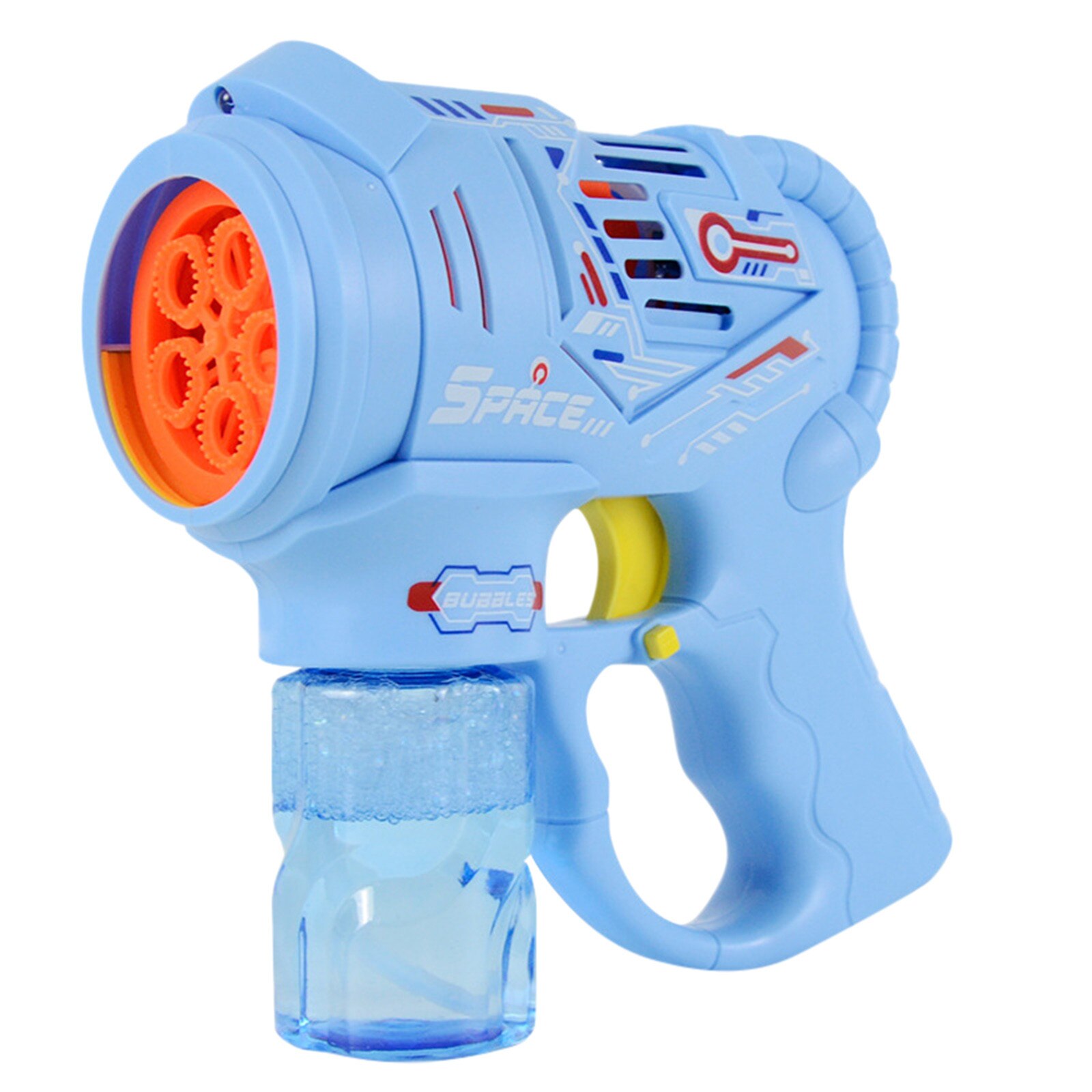 Automatische Muziek Bubble Machine Cartoon Bubble Blower Met 100Ml Bellen Water Zomer Kids Fun Geschikt Voor Indoor Outdoor Speelgoed: A