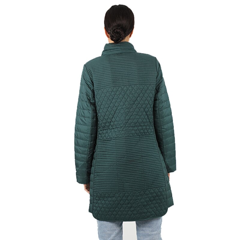 Lange Lente Jassen Vrouwen Down Jas Warm Gewatteerde Parka Kleding Vrouwelijke Katoen Lichtgewicht Dames Grote 18-520