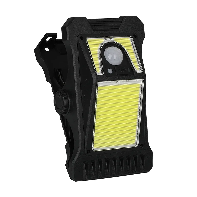 Solar Clamp Lamp LED Solar Garden Light Outdoor Clip-on Motion Sensing Light Induction Camping Light for Outdoor Courtyard Fence: ROSE