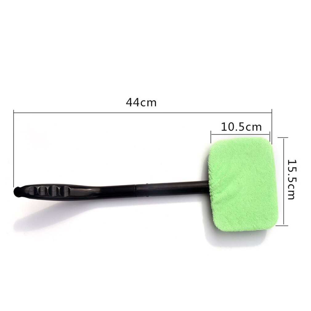 Windshield Easy Cleaner Clean Hard-To-Reach Windows On Your Car Home Washable with Ergonomic Handle Microfiber Bonnet