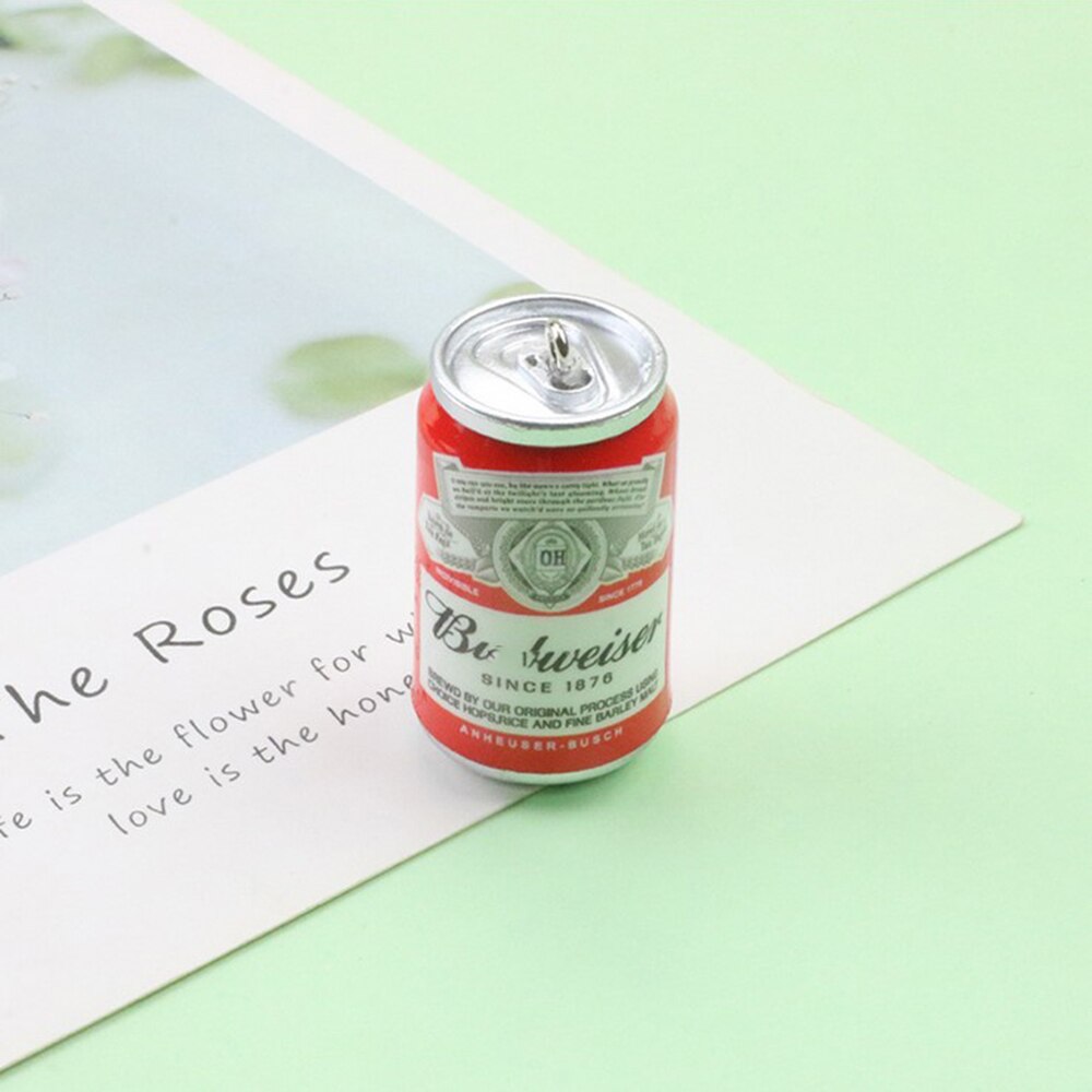 Yamily 6Pcs/24*44Mm Hars Simulatie Cocktail Fles Charms Drankblikjes Hanger Voor Oorbel Sleutelhanger Diy sieraden Maken: 7