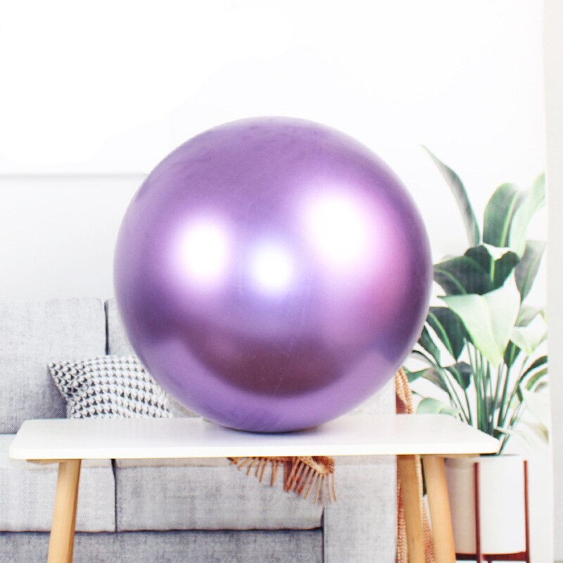 36 tommers blank perle latexballonger tykke kromballonger metallisk stor rund ballong til bursdagsdekorasjon: Lilla