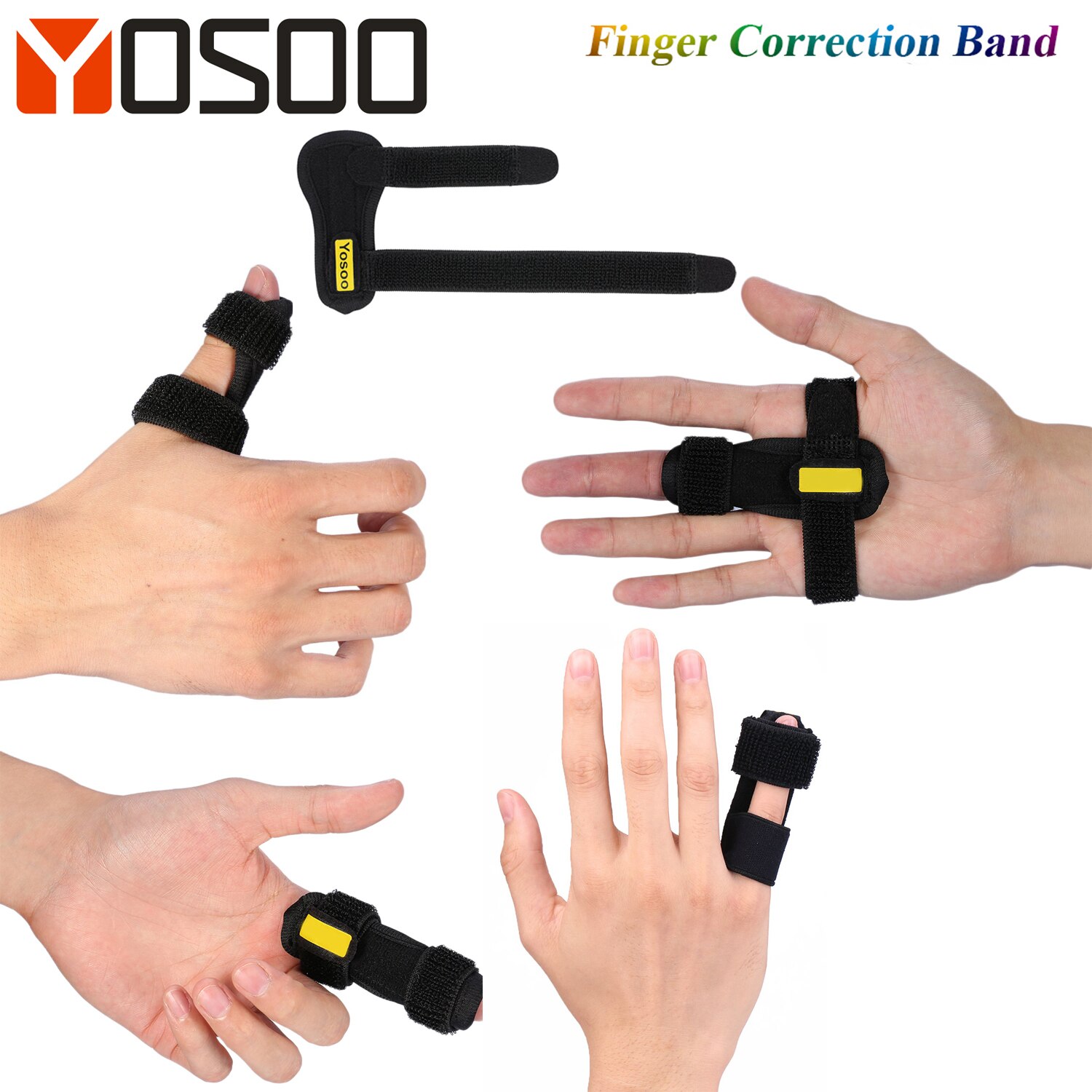 Verstelbare Vinger Spalk Brace Trigger Vinger Ondersteuning Breuk Fix Artritis Pijn Hand Protector Vinger Brace Ondersteunt