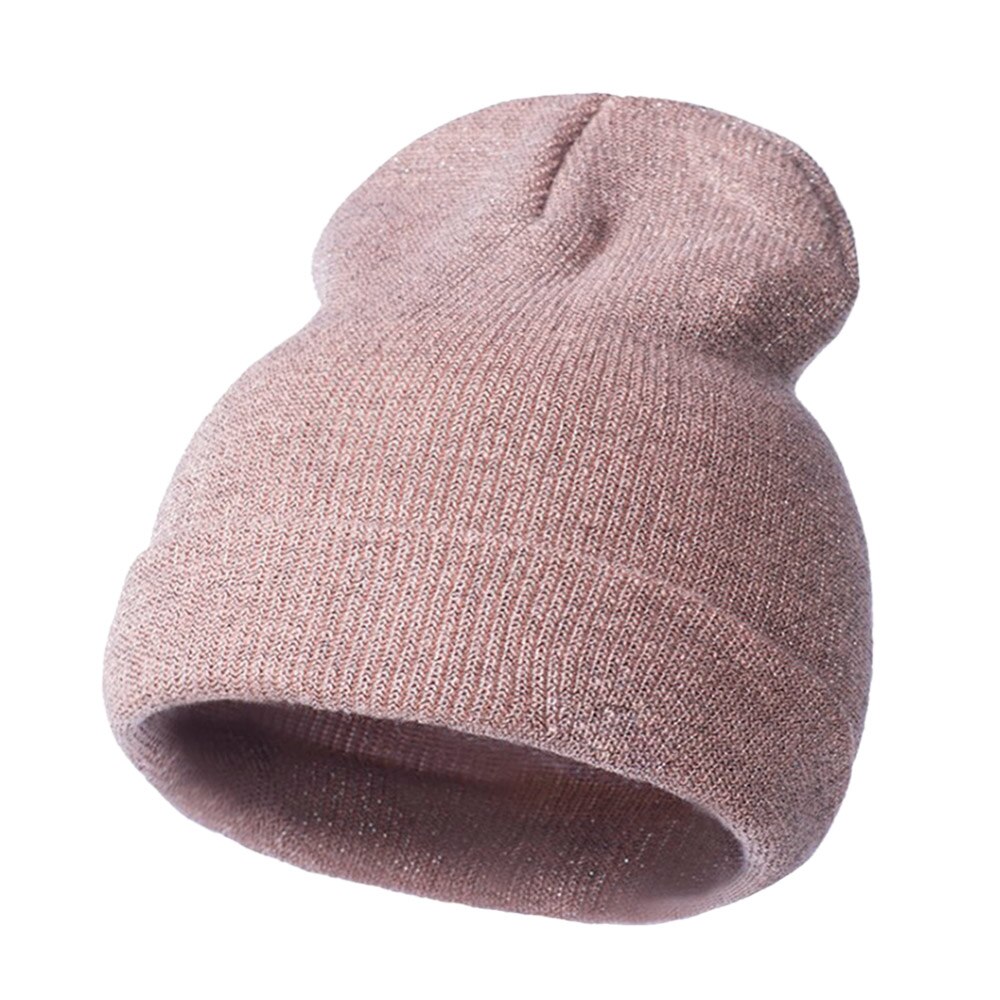 Kapelusz dla obu płci z miękkiej dzianiny czapka zimowa ciepła czapeczka damska biodro-chmiel jednokolorowe klasyczne modne bawełniane czapki robione na drutach: PS