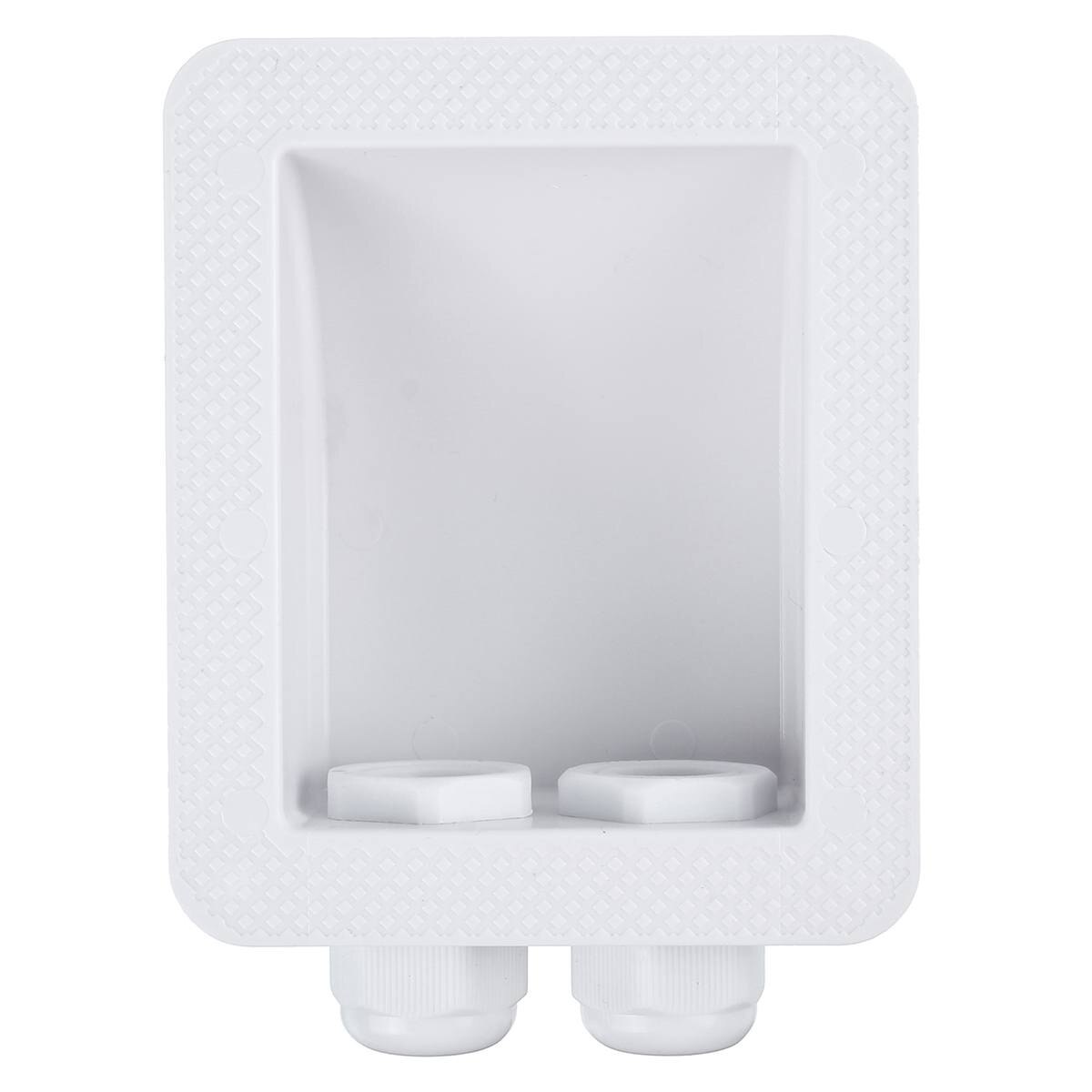 2 Holes UV-Resistant Wire Cable Entry Gland Box Solar Panel For RV Caravan Motorhome Boat