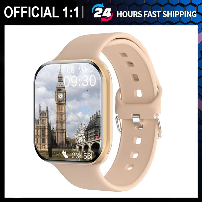 2025 Nuova Serie IW9 Orologio 9 GPS Track Astuto Della Vigilanza Degli Uomini di Donna HD Chiamata Bluetooth IP68 Impermeabile Sport Astuto Della Vigilanza Per Android IOS: verde