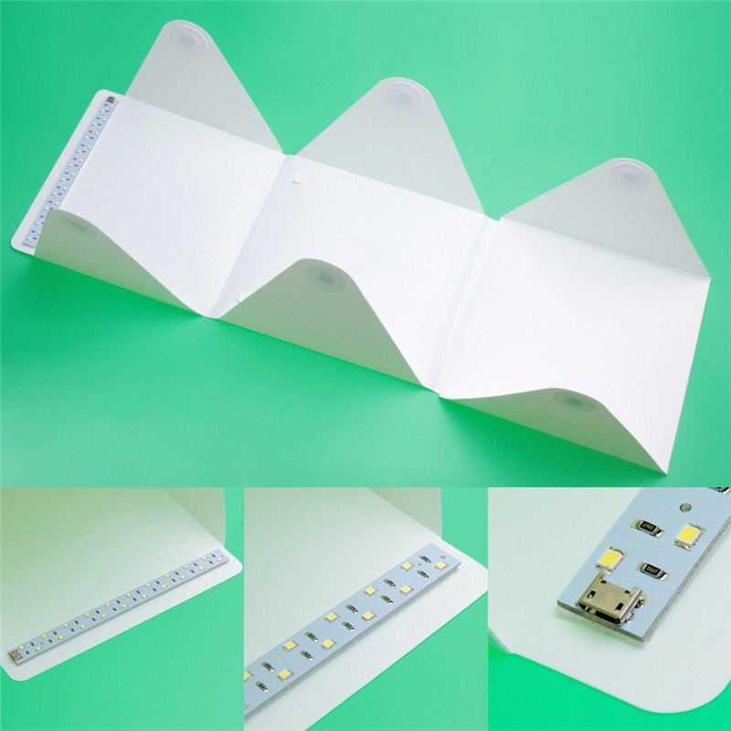 23cm*22cm*3cm Portable Mini Photo Studio Box Photography Backdrop built-in Light Photo Box Photo Studio Accessories