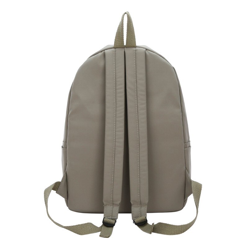 Damenrucksack aus Nylon in unifarben, großes fassungsvermöGen, wasserdicht, Ideal für reisen und als schultasche für Teenager-mädchen.