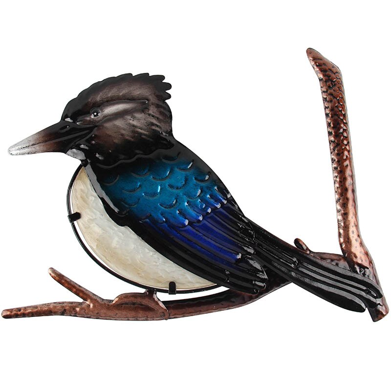 Metalowy ptak dekoracja ścienna robić dekoracji ogrodu zewnętrzne posągi na akcesoria ogrodowe miniaturowe i rzeźby: Default Title