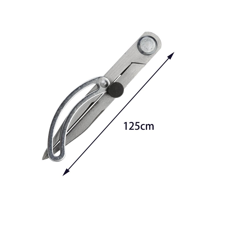 1 Pc Measuring Spacing Compass DIY Adjustable Leather Craft Rotating Tool Marking Scriber Creaser Stitch Distance Gauge Divider: B