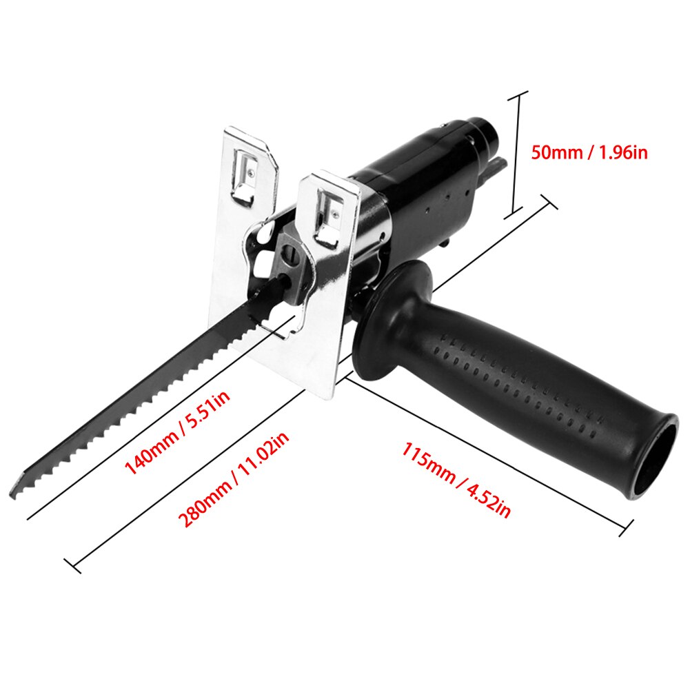 Multifunction Reciprocating Saw Adapter Electric Drill Modified Electric Saw Hand Tool Wood Metal Cutter Saw Attachment Adapter
