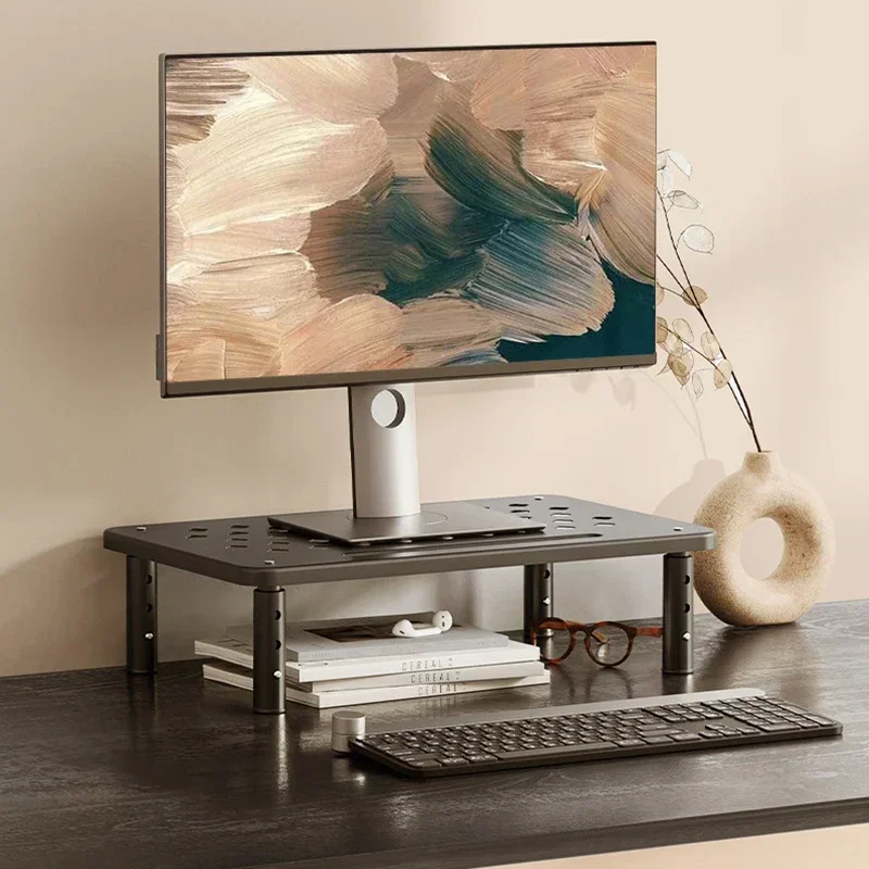Verstelbare Bureau Monitor Rack Houder PC Scherm Stand Desktop Computer Display Stand voor Kantoor Studio Werken Studie Studenten