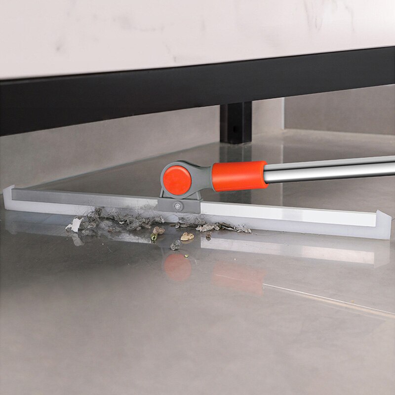 Adjustable 180° Telescopic Broom Mop Window Squeegee Water Removal Wiper Sweeper for Bathroom Floor Window Cleaning Tools